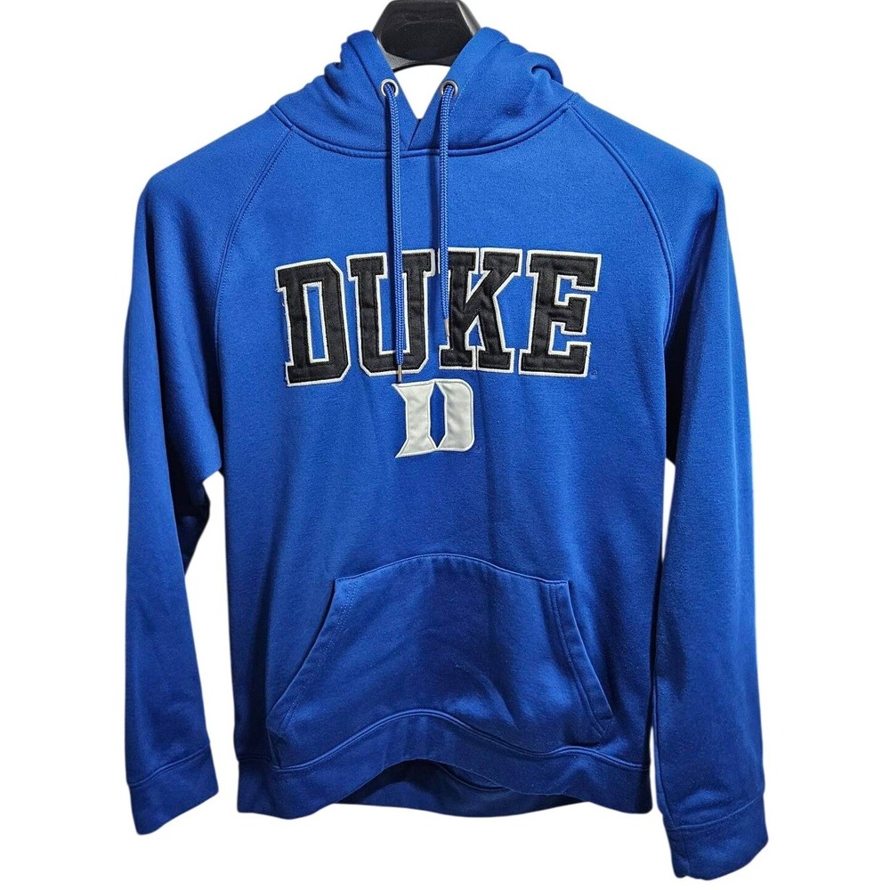 Colosseum Duke Blue Devils Hoodie Mens Large Royal Blue Pullover NCAA Basketball